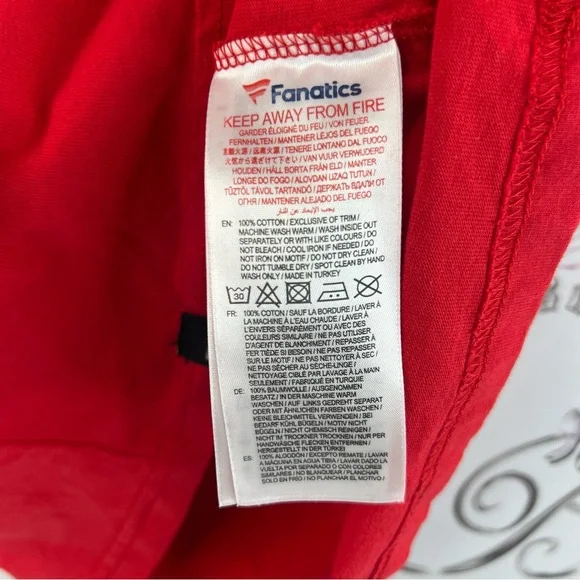 Formula 1 T-shirt fanatics Red black Tee shirt top - Picture 8 of 9